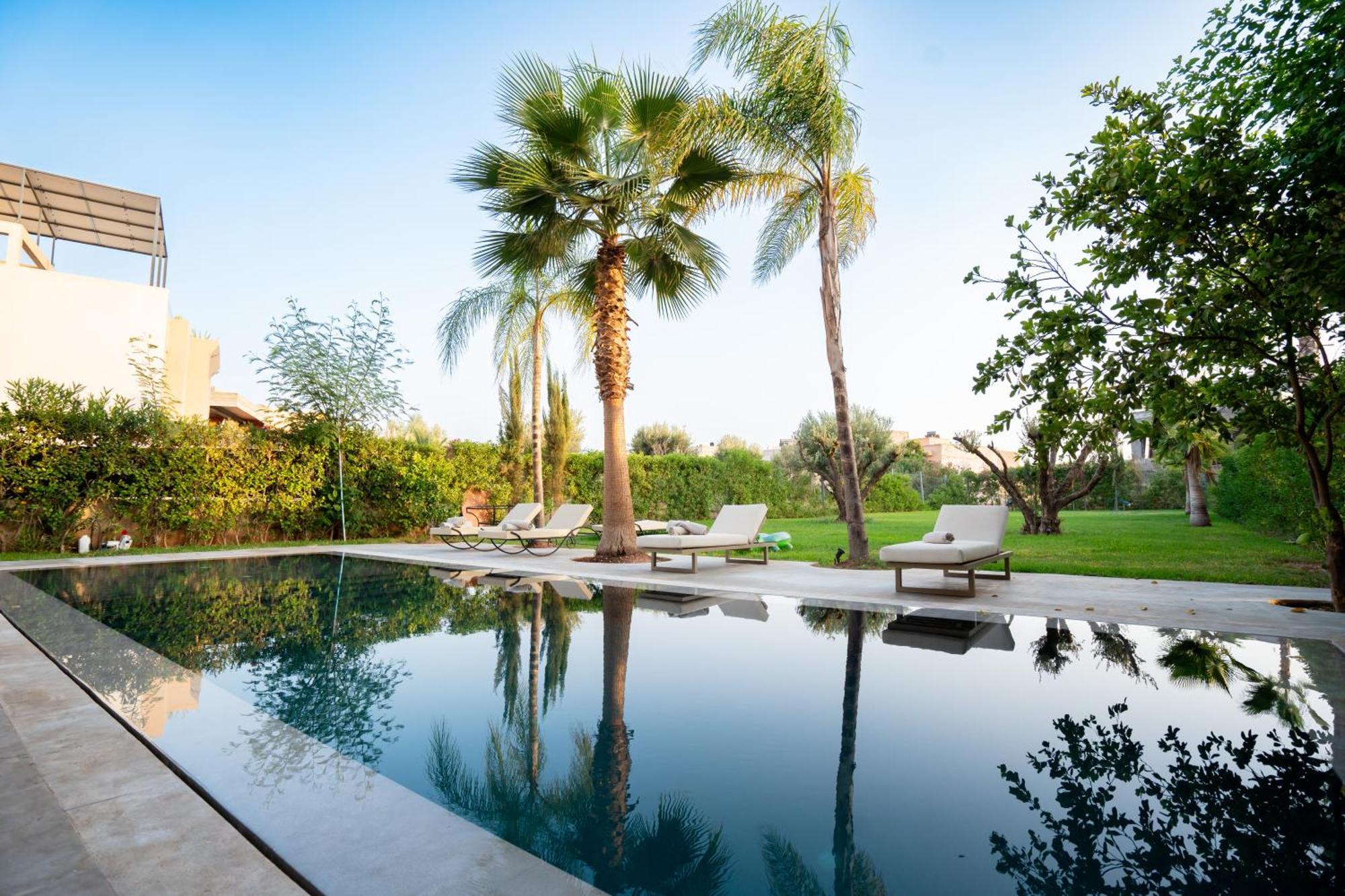 Argana Moderne Et Luxueuse Piscine Chauffee Marrakesh